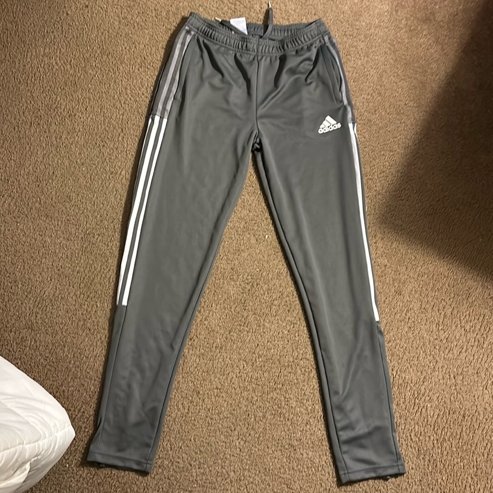 adidas track pants gray XL